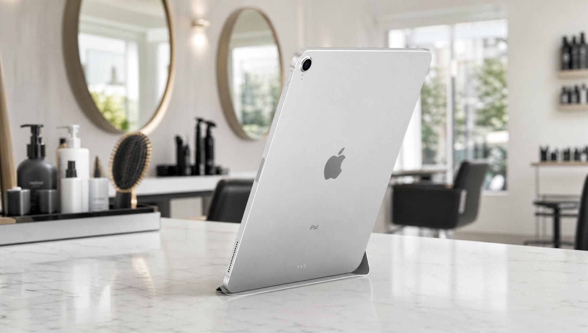 Zently kassesystem på iPad i salon