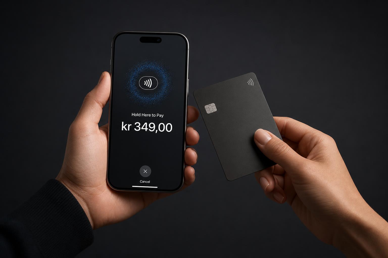 Zently Tap to Pay i en salon — telefon til telefon betaling